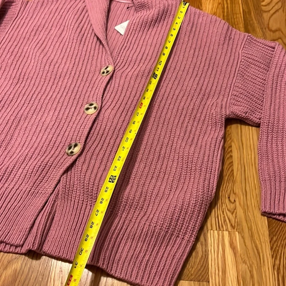 NWT Free People Swim Too Deep Cardi Size XS, S, M, or L Smoked Pink